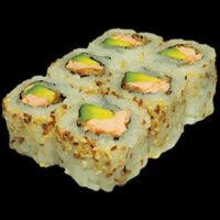 CALIFORNIAS SAUMON CUIT AVOCAT OIGNONS FRITS X6