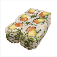 FRESH ROLLS SAUMON CHEESE X6