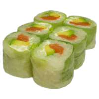 SPRING ROLLS SAUMON CHEESE X6